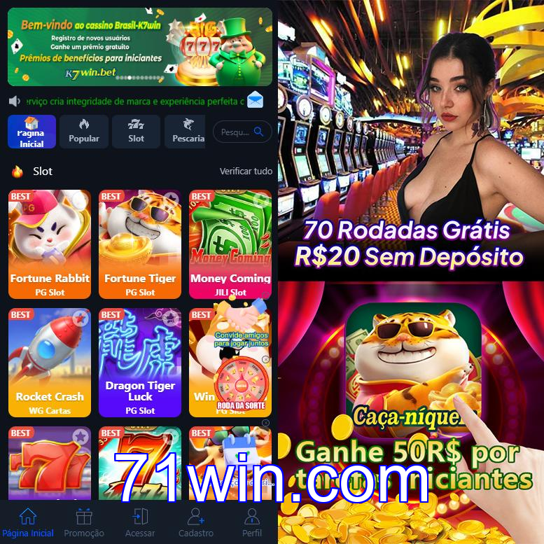 Cadastro no 71win: Comece com um Bônus de Boas-vindas!